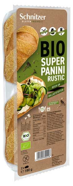 Schnitzer Super Panini Rustic bio 180g