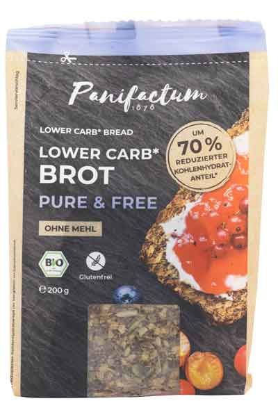 Panifactum Low Carb Pure & Free bio 200g