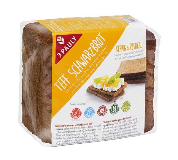 3Pauly Teff Schwarzbrot