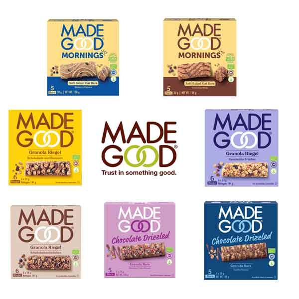 MadeGood Granola Riegel Set bio 0,972kg