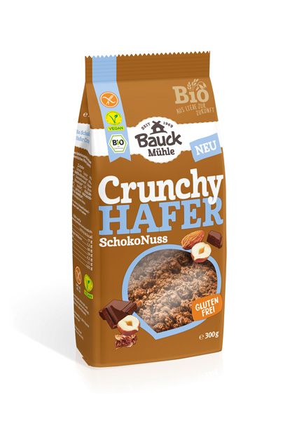 (MHD) Bauck Mühle Hafer Crunchy SchokoNuss bio 300g