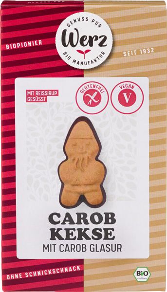 Werz Carob Vollkorn Kekse glutenfrei