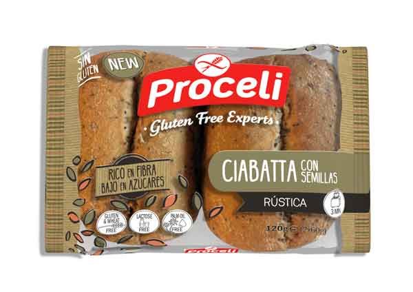 Proceli Ciabatta Saaten Rustica 120g