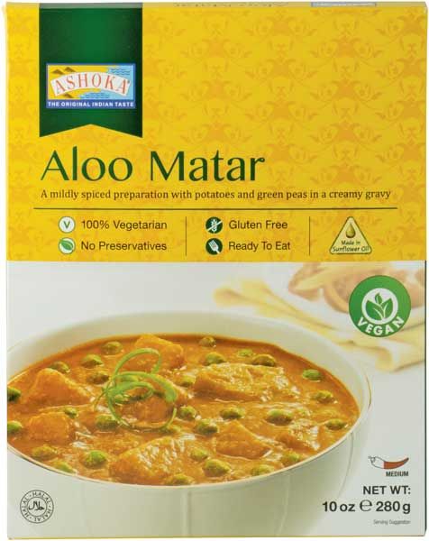 Ashoka Aloo Matar Fertiggericht 280g