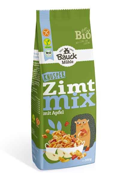 Bauck Mühle Knusper Zimt Mix mit Apfel 200g