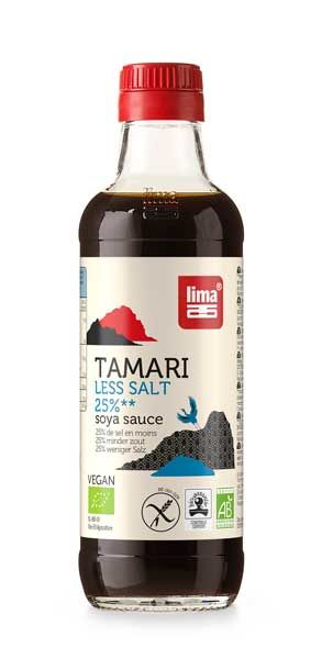 Lima Tamari Sojasauce 25% weniger Salz bio 250ml