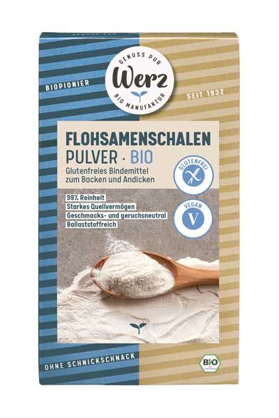 Werz Flohsamenschalenpulver bio 500g