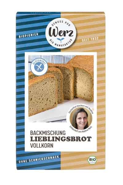 Werz Backmischung Lieblingsbrot Vollkorn bio 500g