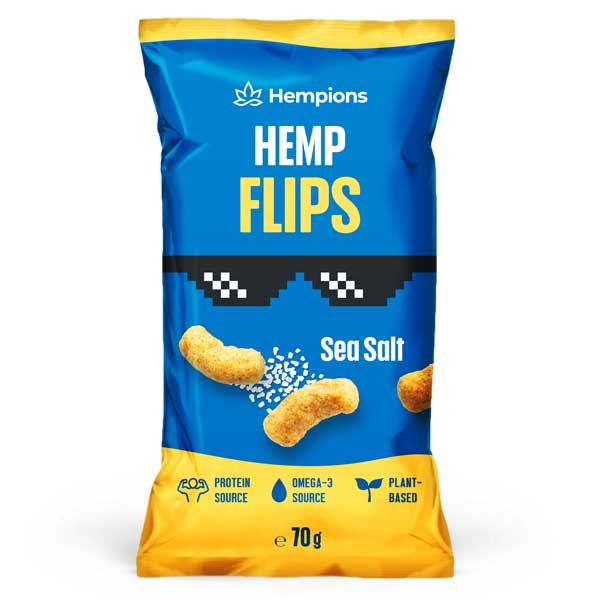 Hempions Hemp Flips Meersalz bio 70g