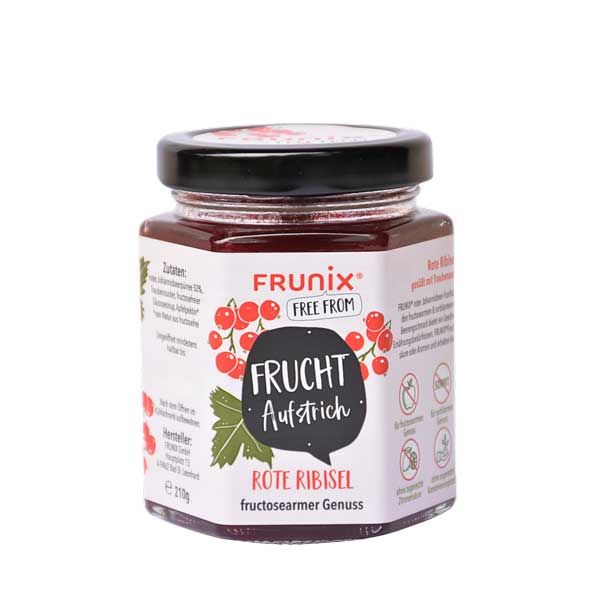 FRUNIX rote Johannisbeere Fruchtaufstrich 210g