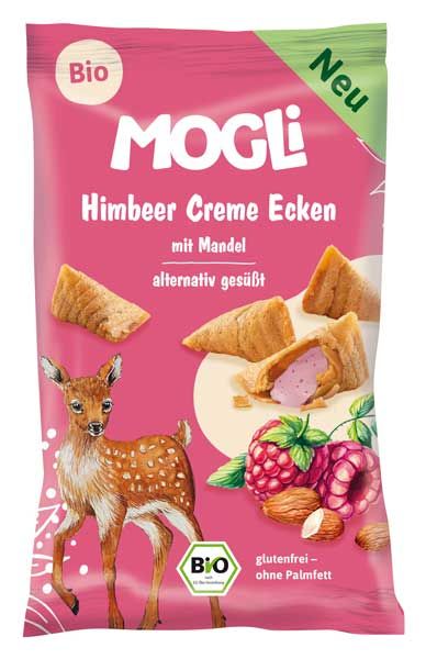 MOGLi Himbeer Creme Ecken bio 30g