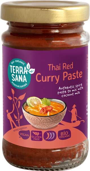 TERRASANA Thai Red Curry Paste bio 120g