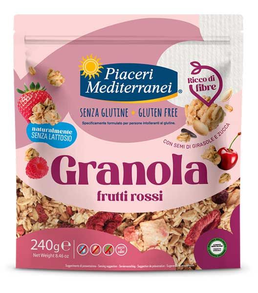 Piaceri Mediterranei Granola Früchte 240g