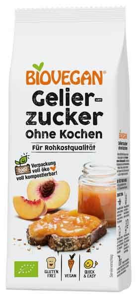 Biovegan Gelierzucker ohne Kochen