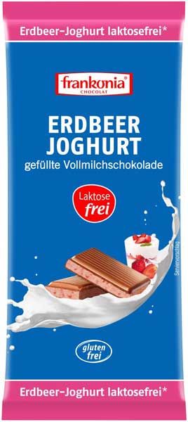 Frankonia Erdbeer Joghurt Schokolade laktosefrei