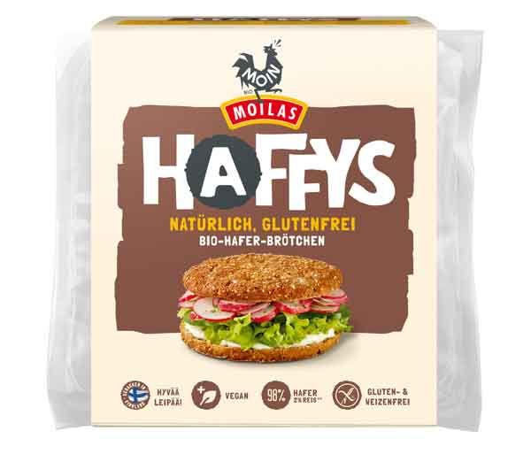 Moin Haffys Bio-Hafer-Brötchen 4x80g