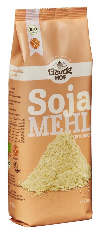 Bauckhof Farine de soja bio grillée, sans gluten 250 g