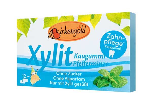 Birkengold Xylit Kaugummi Pfefferminze