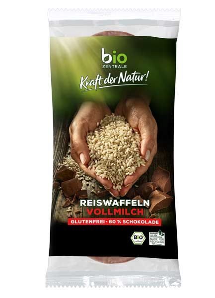 biozentrale Reiswaffeln Vollmilch bio 100g