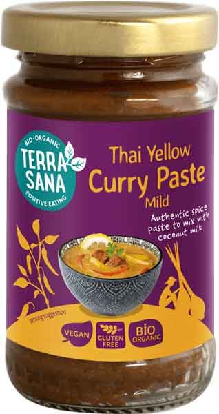 TERRASANA Thai Gelbe Curry Paste bio 120g