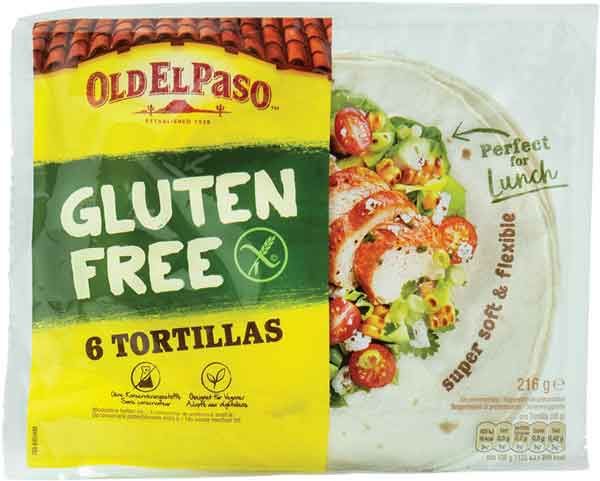 Old El Paso Tortillas glutenfrei 216g