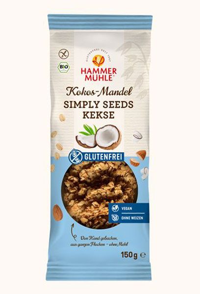 Hammermühle Simply Seeds Kekse Kokos-Mandel bio 150g