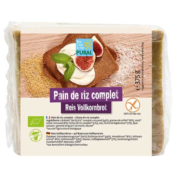 Pural Reis Vollkornbrot bio 375g