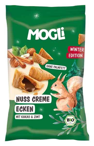 MOGLi Nuss Creme Ecken mit Haselnuss & Zimt bio 30g