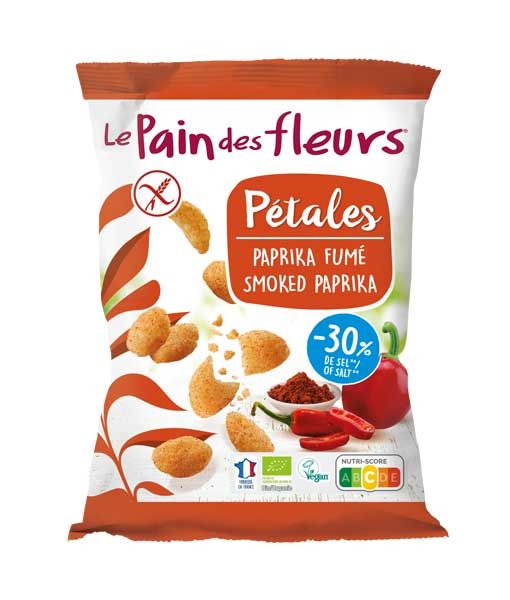 Blumenbrot Pétales gepuffte Chips Paprika bio 75g