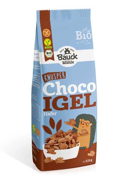 Bauck Mühle Hafer Knusper Choco Igel bio 225g