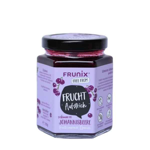 FRUNIX schwarze Johannisbeere Fruchtaufstrich 210g