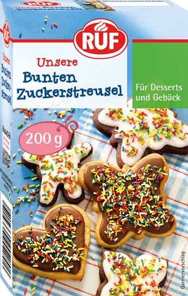 RUF Bunte Zuckerstreusel 200g