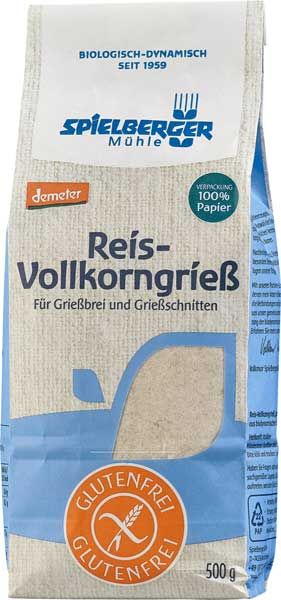 Spielberger Mühle Reisvollkorngrieß demeter 500g