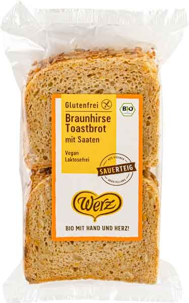 Werz Braunhirse Toastbrot mit Saaten glutenfrei