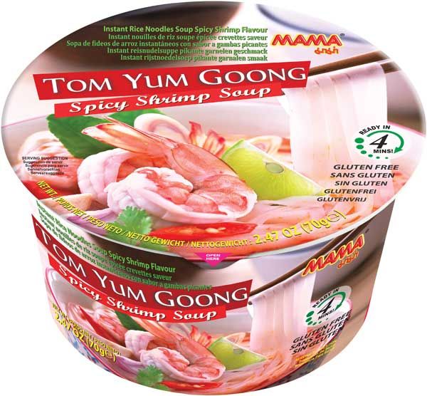 Mama Instant Reisnudelsuppe Shrimps 70g