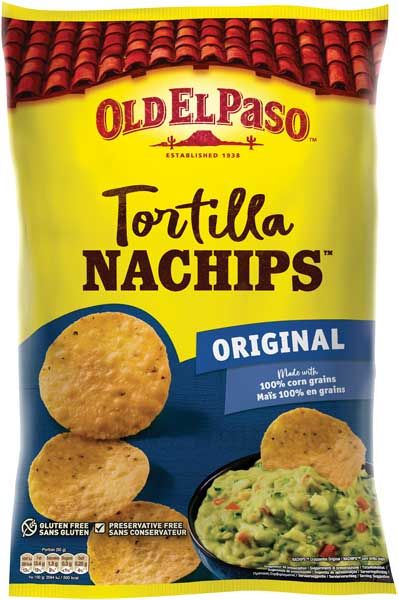 Old El Paso Tortilla Nachips 185g