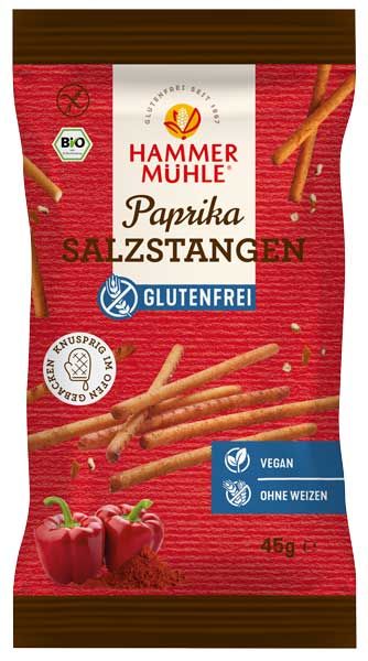 Hammermühle Paprika Salzstangen bio 45g