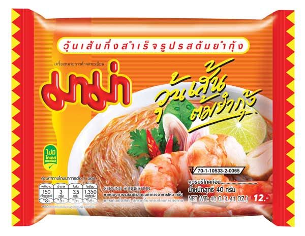 Mama Instant Glasnudeln Tom Yum 40g