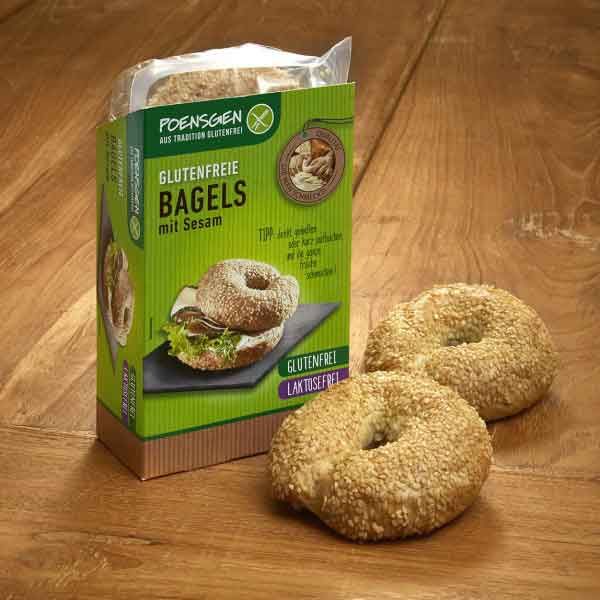 Poensgen Bagels mit Sesam glutenfrei