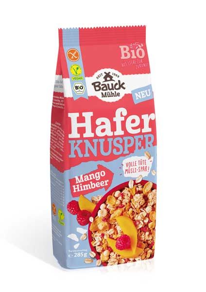 Bauck Mühle Hafer Knusper Müsli Mango Himbeer bio 285g