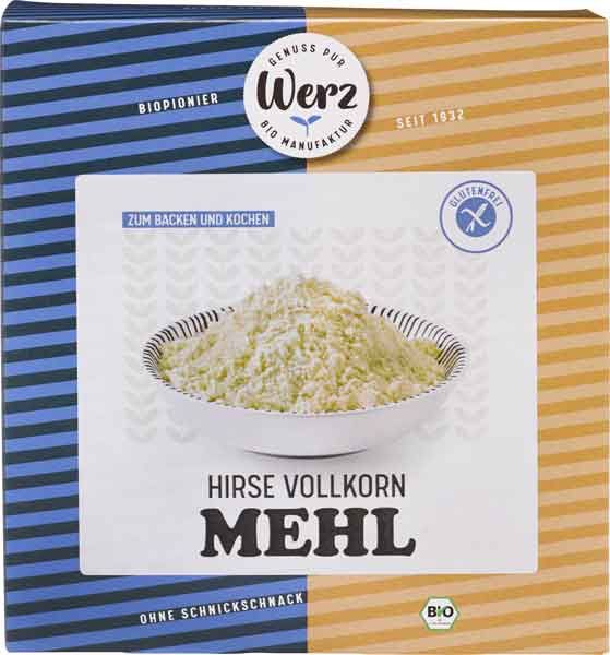 Werz Hirse-Vollkorn-Mehl bio 1kg