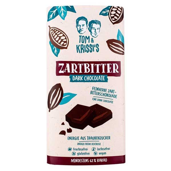 Tom & Krissi's Zartbitter Schokolade 90g