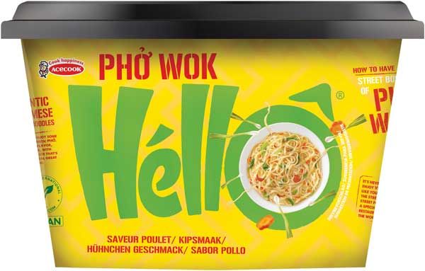 Hello Pho Wok Instantreisnudeln Hühnergeschmack 76g