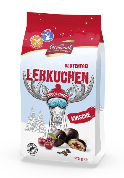 Coppenrath gefüllte Lebkuchen mit Kirsche glutenfrei