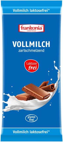 Frankonia Vollmilch Schokolade laktosefrei