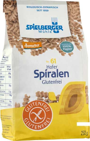 Spielberger Mühle Hafer Spiralen demeter 250g