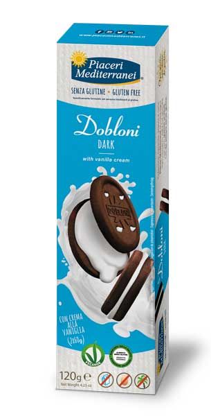 Piaceri Mediterranei Dobloni Dark Doppelkeks 120g