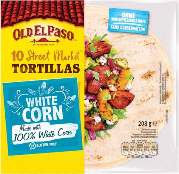 Old El Paso Mini Tortillas glutenfrei 208g