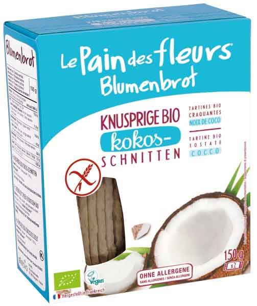 Blumenbrot Kokos glutenfrei