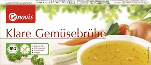 Cenovis Klare Gemüsebrühe Würfel bio 126g